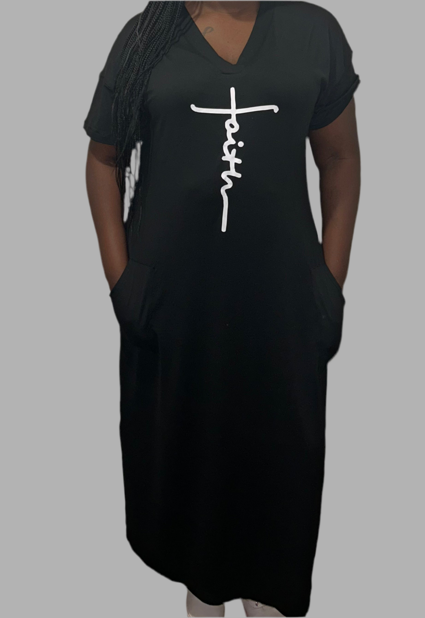 Black “Faith” Dress