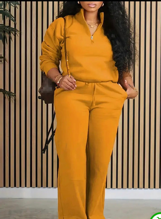 Mustard Sweat Suit