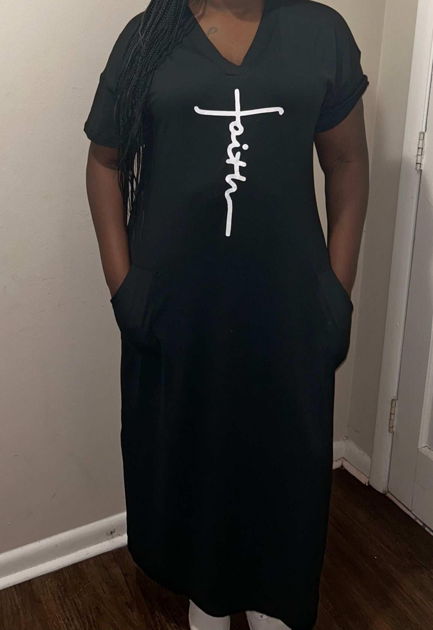 Black “Faith” Dress