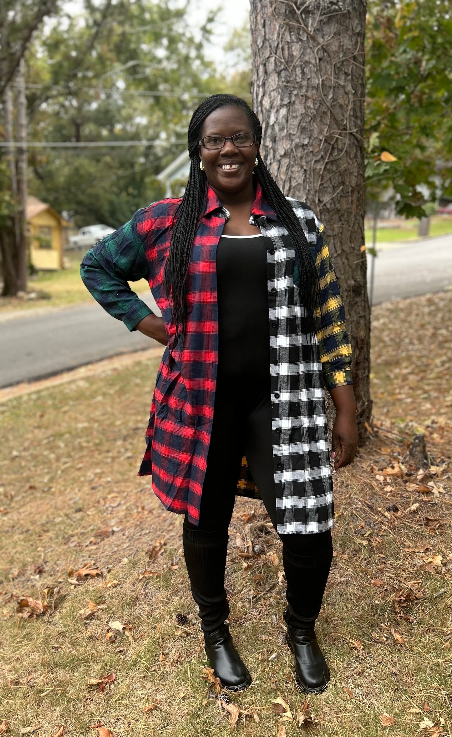 Plaid Duster